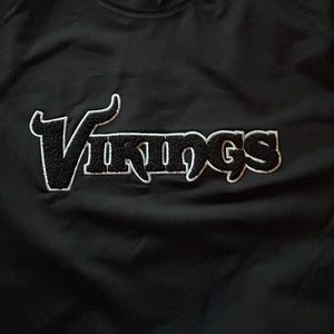 Minnesota VIKINGS UNRL Crossover Black Crewneck Unisex XL. LIMITED EDITION